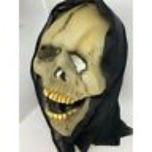 Skull Skeleton Halloween Mask Ghost Death Latex Creepy Scary Full Face Horror...